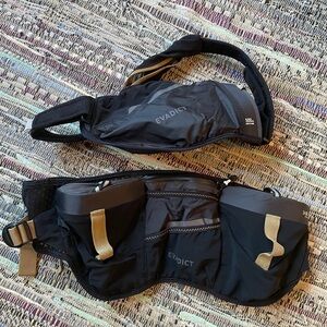 EVADICT Trail Running Hydration Belt Bundle - 2 Belts